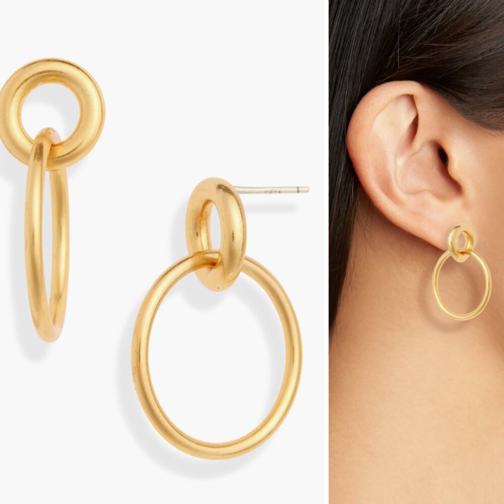 Madewell Double Hoop Earrings